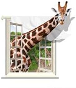 giraffe animals Background Wall Sticker for Living Room
