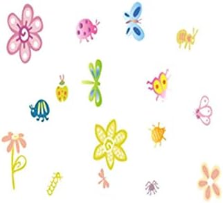 NC5070-5 Flower Butterfly DIY Removable Wall Stickers