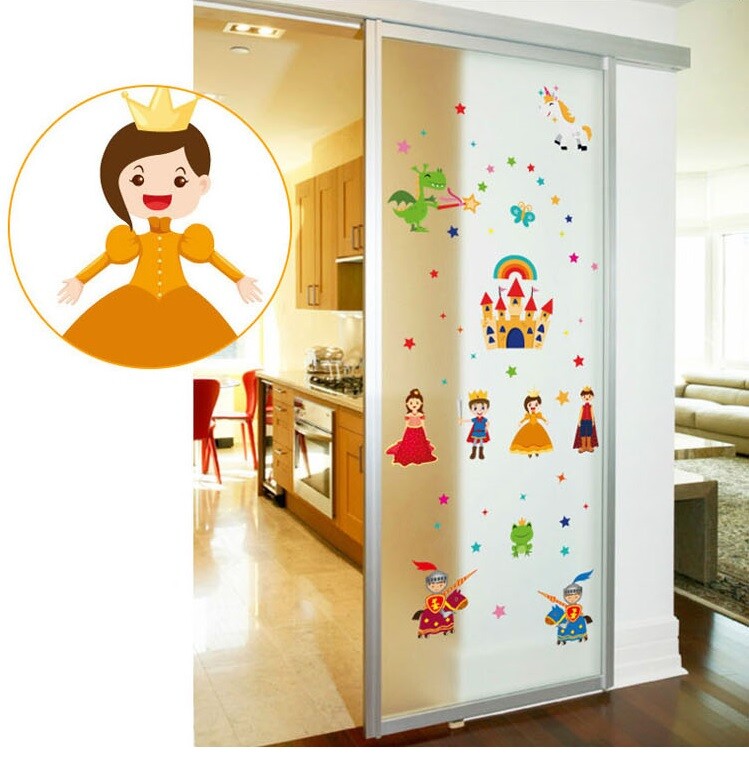 Cartoon Castle Kids Wall Sticker SK9138