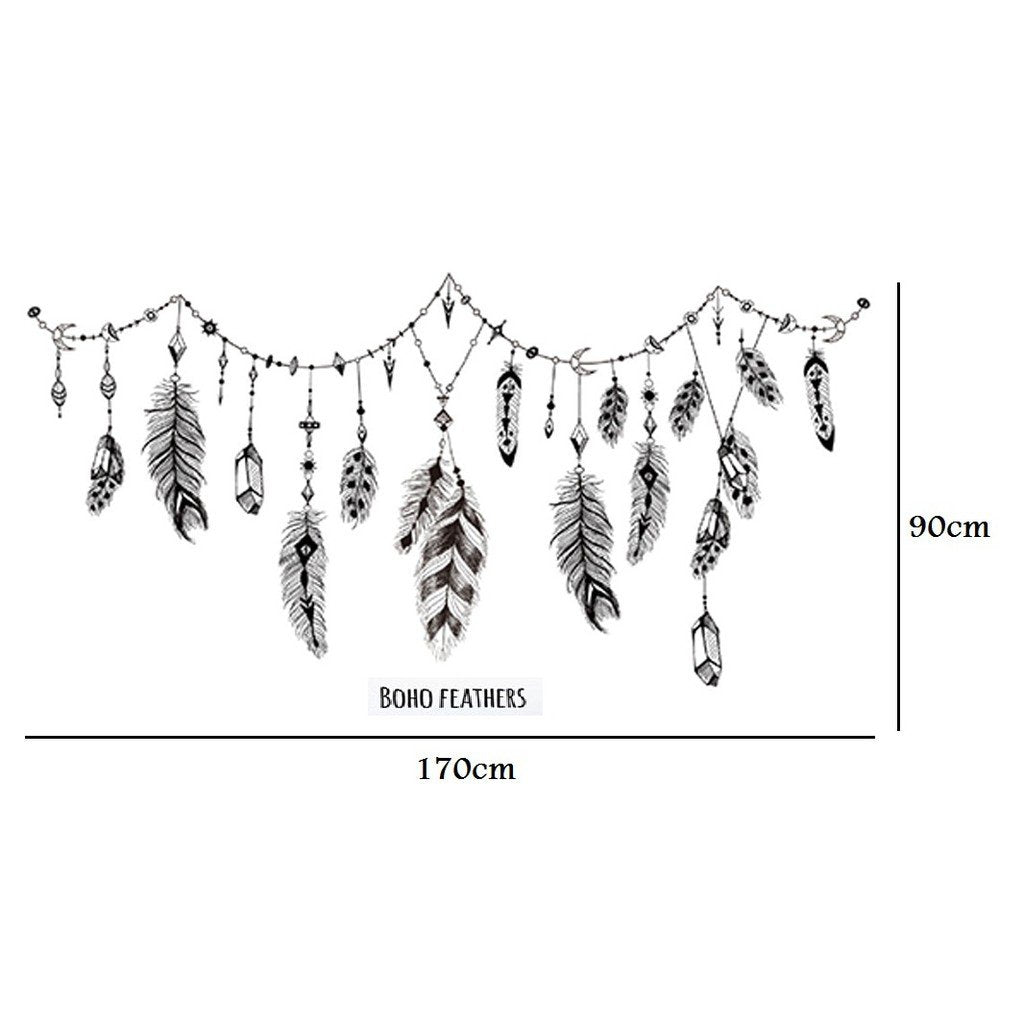 World Beauty's Macro he JM7339 can be Combined to Remove Wall Stickers Small Pure and Fresh and Feathers Decorating
