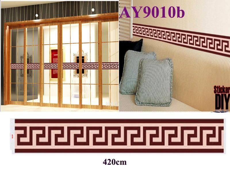 AY9010b Ceramic Tile Style Wall Sticker Removable Home Decors Decal Art DIY Decorations Paper