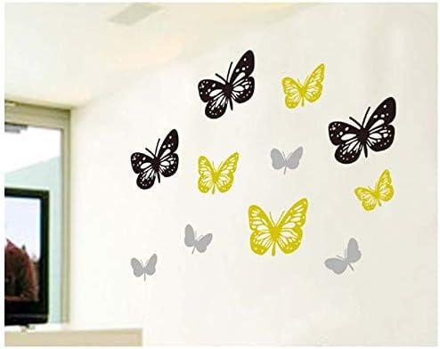 NC5070-6 Butterfly Wall Stickers Art Decal Home DIY Decor Removable Wall Decor
