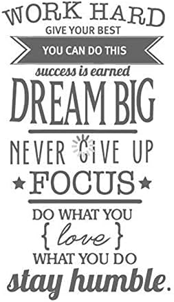 Inspirational Wall Stickers Office Room Decoration Never Give Up Work Dreams Inspirational Quotes Wall Stickers 78X40Cm