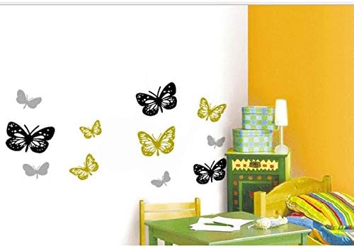 NC5070-6 Butterfly Wall Stickers Art Decal Home DIY Decor Removable Wall Decor