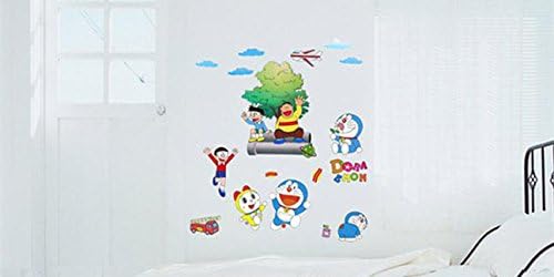 FeiFei (FeiFei) Rental OK! Removable W106 = Doraemon Wall Sticker (Accessories: Exclusive Poster Case Packaging + Practice Decal + Simple Instruction Manual) Wall Sticker / Interior Sheet / Remake
