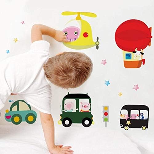 Balloon Airplane Wall Stickers Ncs0020