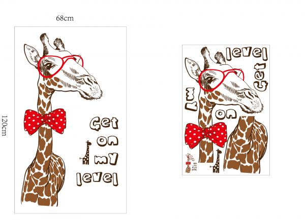 Giraffe WALL STICKER xh9275|Wall decor|