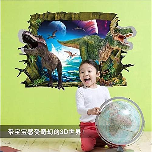 3D dinosaur world minimalist personality creative wall stickers AY9265