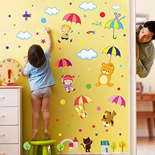 Cartoon Animal Diy Wall Sticker Children's Room Decoration Modern Art Mural Bedroom Living Room Wall Decoration Children's Room xl8217