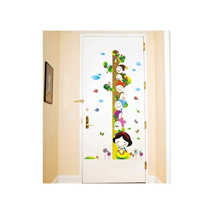 Smart Decoration Wall Sticker Wall Tattoo Measuring Tape Measure Growth Girls Bedroom Living Room Bathroom Nursery