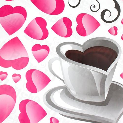 Coffee Love - Large Wall Decals Stickers