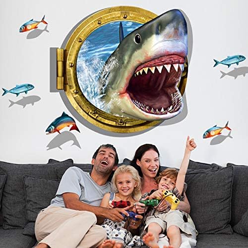 Fish 3D Wall Sticker for Living Room Bedroom Office and All Decorative Stickers