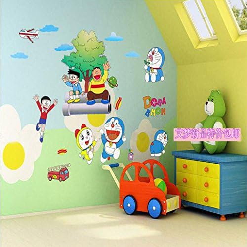FeiFei (FeiFei) Rental OK! Removable W106 = Doraemon Wall Sticker (Accessories: Exclusive Poster Case Packaging + Practice Decal + Simple Instruction Manual) Wall Sticker / Interior Sheet / Remake