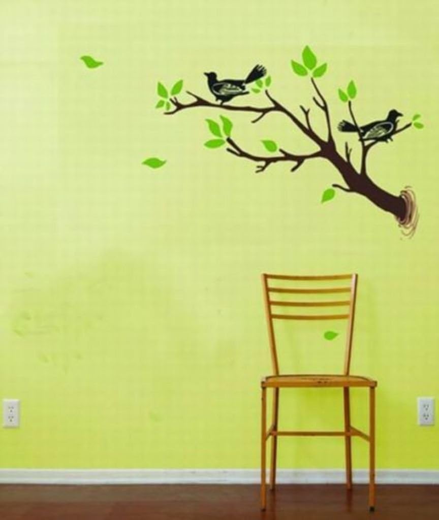 Corner Branch and Birds' Wall Sticker Jm8168