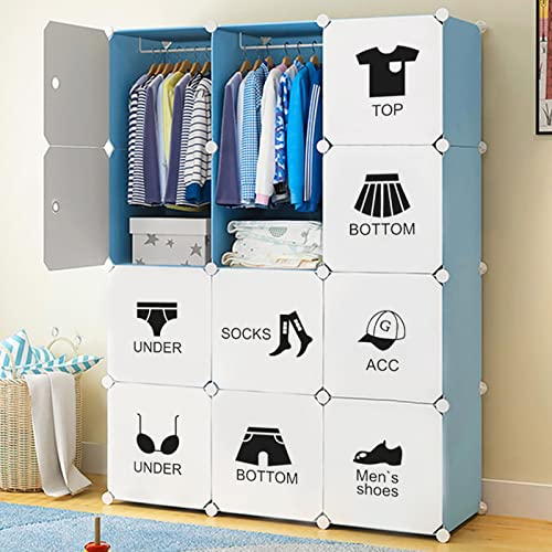 Srkin Clothing Label Sticker | Removable Wardrobe Wall Clothing Classification Decor, Creative Life Label Vinyl Sticker for Adults, Female, Male, Children, Bedroom Ay1101 Size 50x35cm