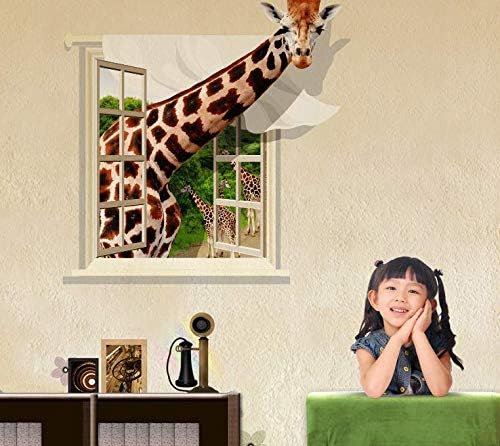 giraffe animals Background Wall Sticker for Living Room