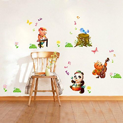 Panada Pig Bee Bird Animals Wall Stickers XL8079