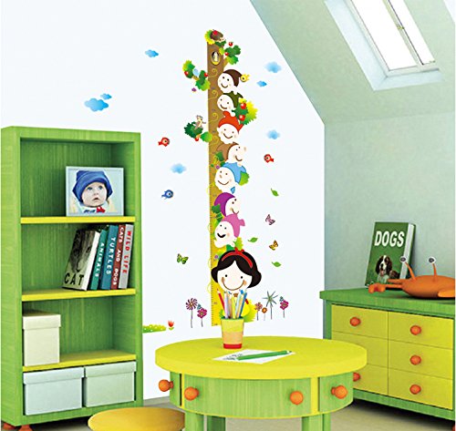 Smart Decoration Wall Sticker Wall Tattoo Measuring Tape Measure Growth Girls Bedroom Living Room Bathroom Nursery