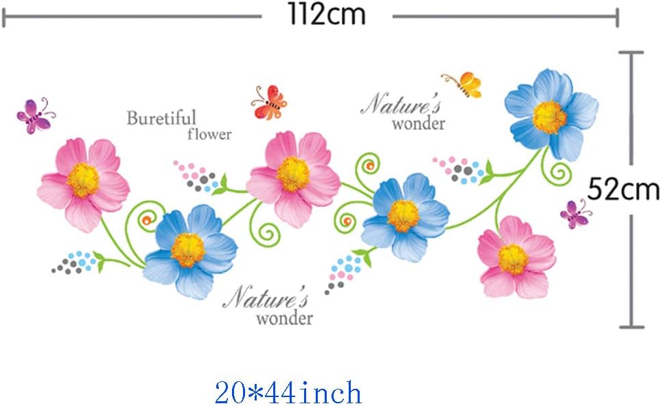 Peninsula Liangpin DIY seamless wall sticker-Huaerchuanchuan AY7208 50x70cm
