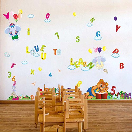 Wall decal for children with alphabet sk9050