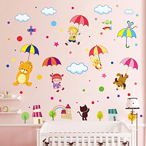 Cartoon Animal Diy Wall Sticker Children's Room Decoration Modern Art Mural Bedroom Living Room Wall Decoration Children's Room xl8217