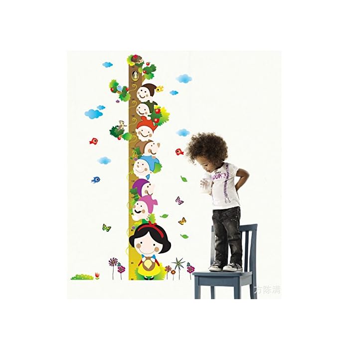 Smart Decoration Wall Sticker Wall Tattoo Measuring Tape Measure Growth Girls Bedroom Living Room Bathroom Nursery