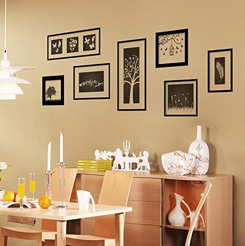 Who's Store Wall Sticker Wall Sticker Wall Mural Stickers Stylish Monochrome Monotone Black North 欧風 60*90 cm