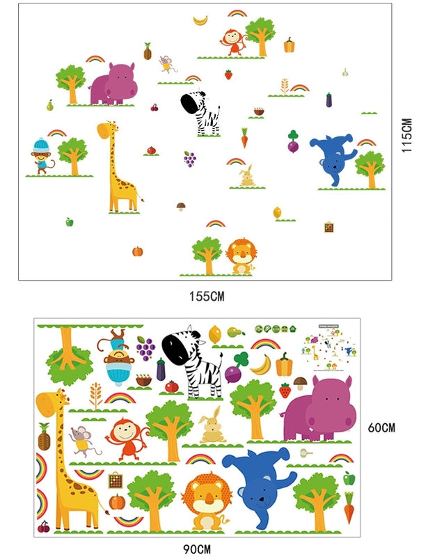 Children's interior wall sticker Animals SK9097