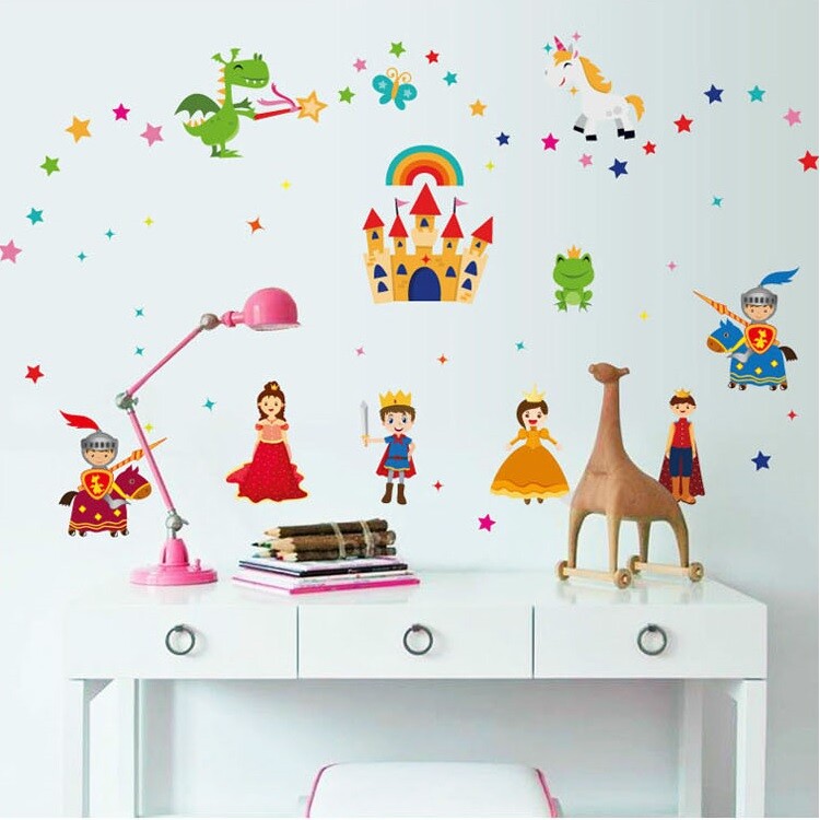 Cartoon Castle Kids Wall Sticker SK9138