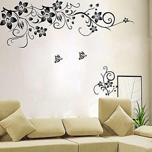 Flower Pattern Removable Wall Sticker WS9022.
