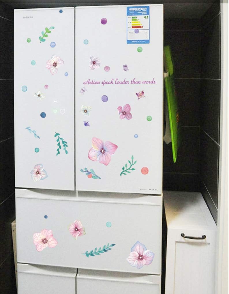 Sk7068 Beautiful Flowers Wall Stickers