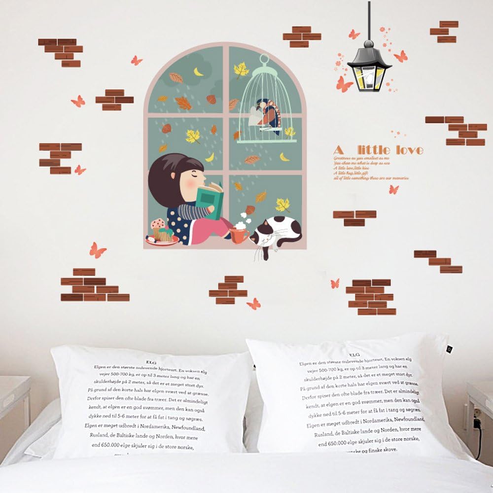 Sk9217 Best Creative Wall Stickers DIY Height Decals Murals Wallpaper Environmentally Removable Wall Art