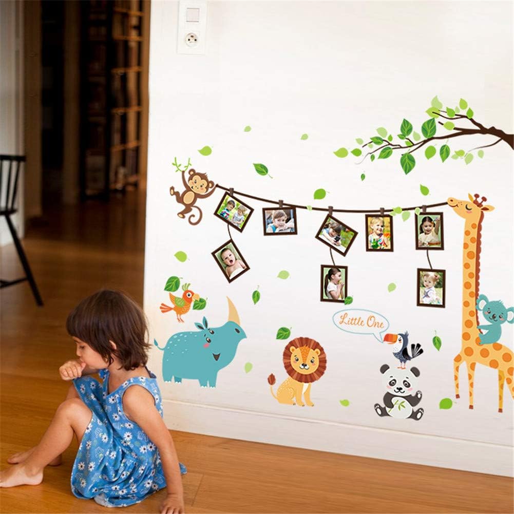 Cartoon Animal Style Photo Frame Children Bedroom Decorative Wall Stickers SK9206 Size:60x90cm
