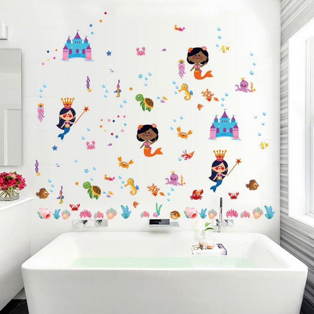 Cortina Furry Fish Self Adhesive Wall Sticker (Extra Large)