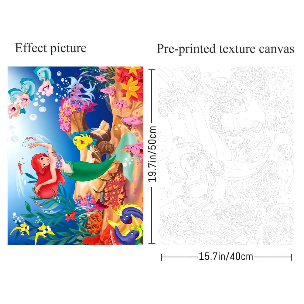 NC1364 Paint by Numbers for Adults Kids Beginner,DIY Cartoon Oil Painting ,Perfect for Home Wall Decoration