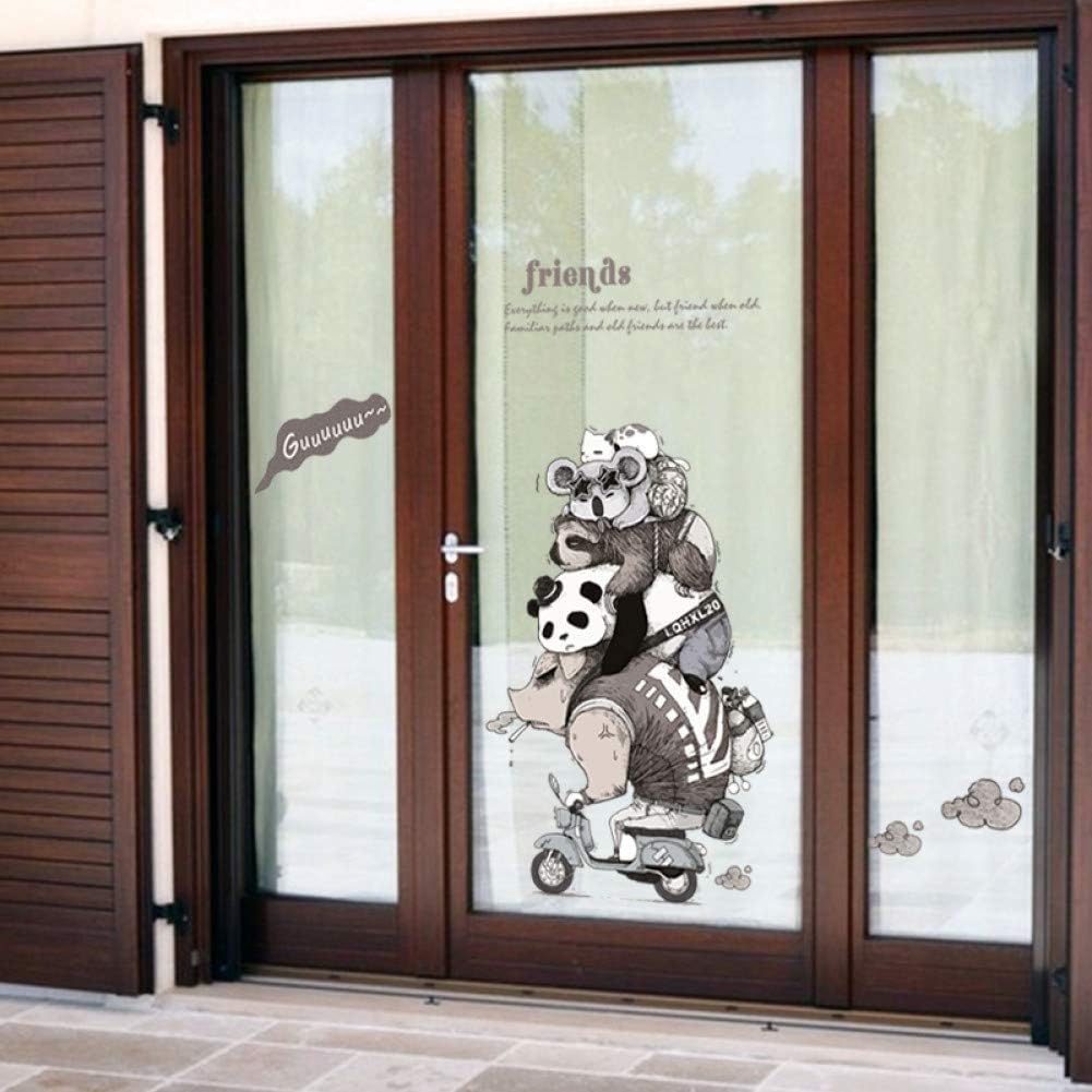 Cartoon Forest Animals Wall Stickers For Kids Rooms Childrens Playroom Decoration
