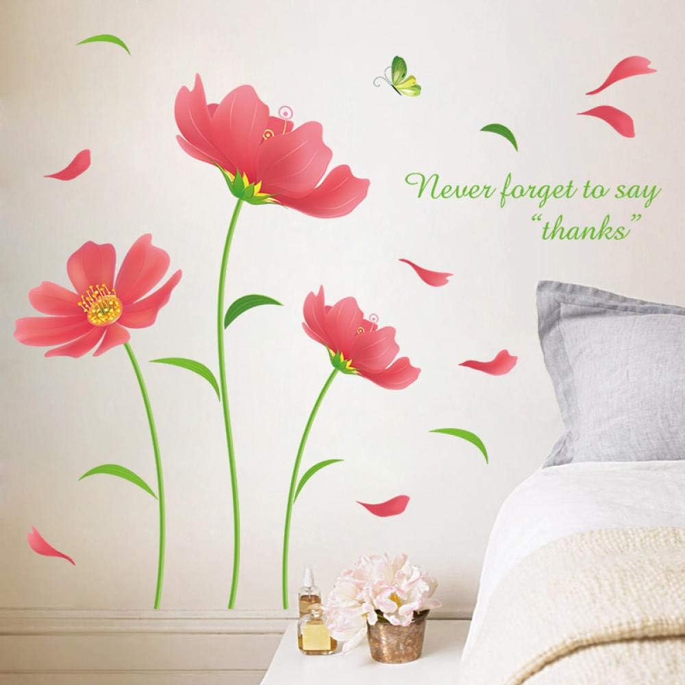 Wall Sticker Green Life Flowers XL8189