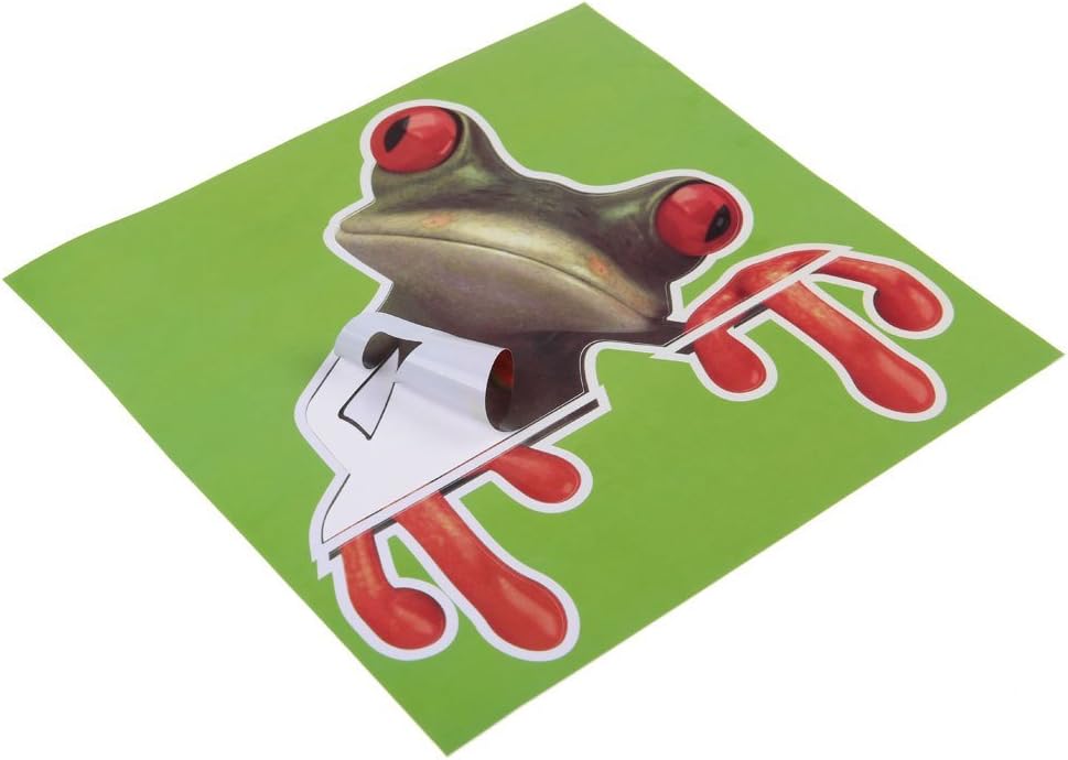 1Pcs Toilet Lid Covers Sticker Green Frog Funny Bathroom Toilet Seats Decorative Decal Car Toilet Seat Sticker Toilet Seat Clear 17cm x 18cm