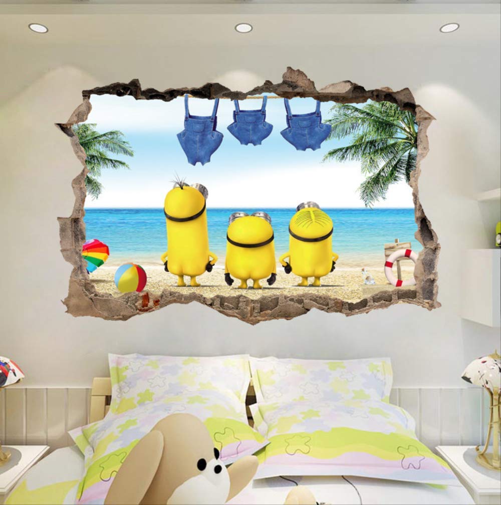Wall Sticker Minions Poster Wall Decoration Door Sticker Home Decoration Wall Art Gift