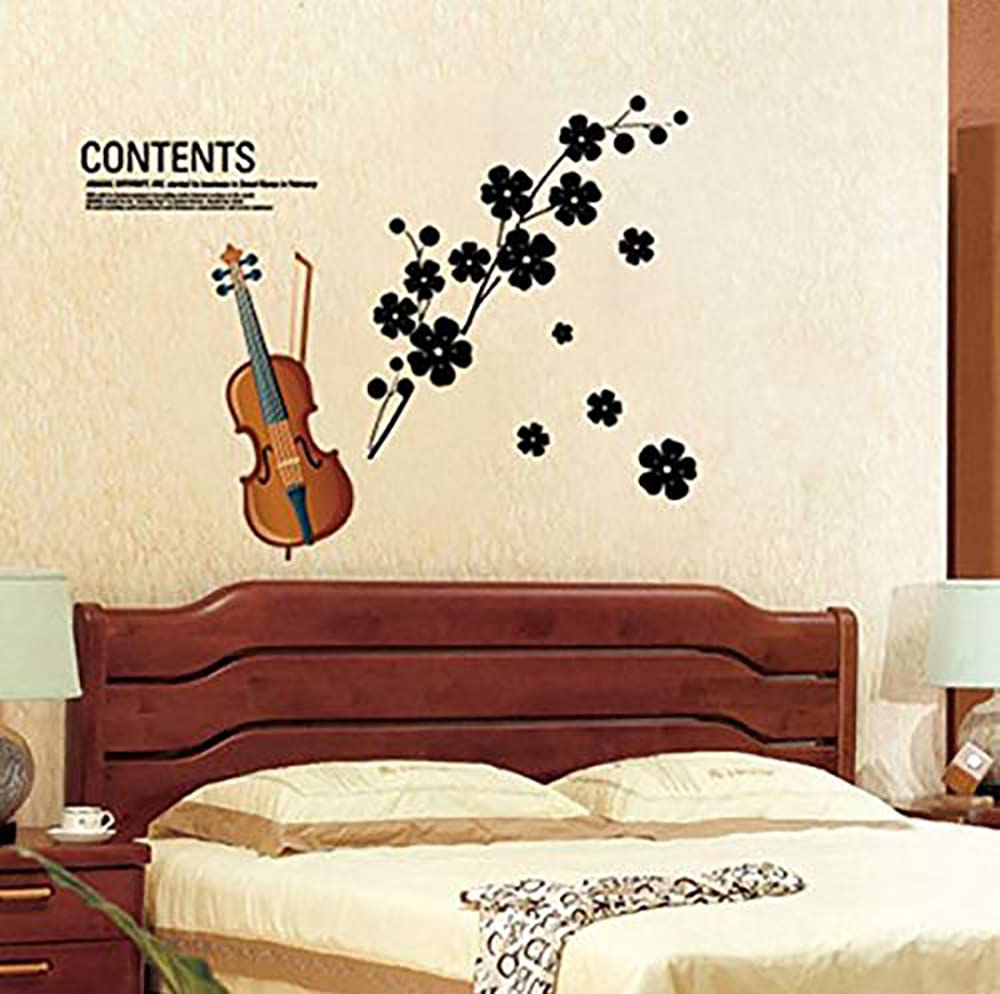 Ay934 TBOP Home Music Violin Wall Sticker
