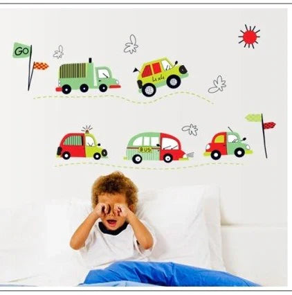 Cars and Trucks Wall Stickers -XY8051