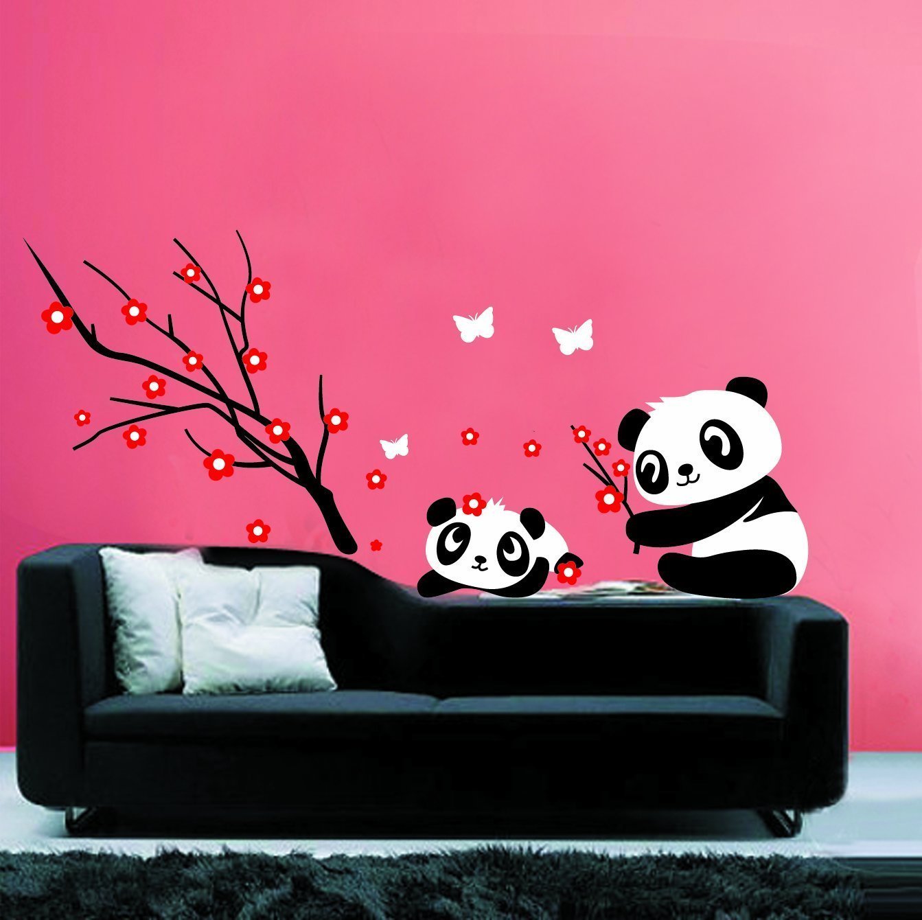 Cartoon Panda Wall Sticker JM8243