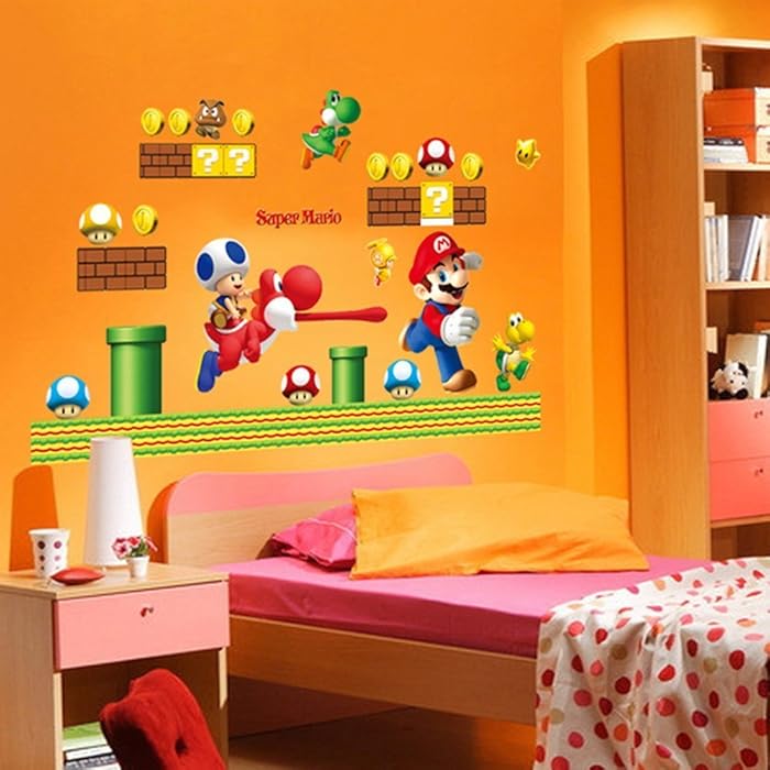 Ay7062 Wall Stickers Kids Nursery Boys Bedroom Decor Removable Vinyl