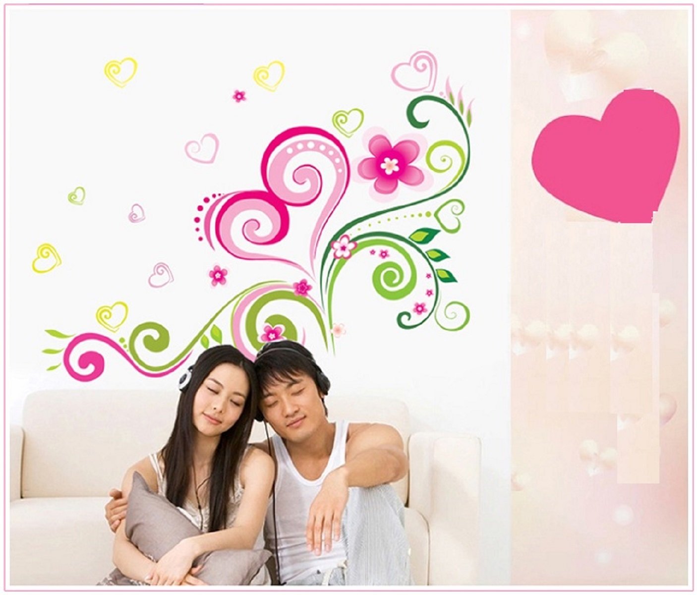 JAAMSO ROYALS Dynamic Designs Nature Wall Sticker Ay7204