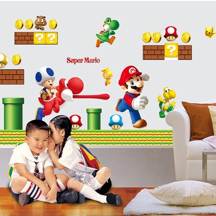 Ay7062 Wall Stickers Kids Nursery Boys Bedroom Decor Removable Vinyl