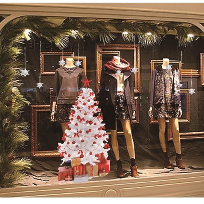 Wall Sticker Factory - Three generations of extra large size wall stickers, wall stickers, interior decoration Christmas ornaments, Christmas trees, AM 9094 A