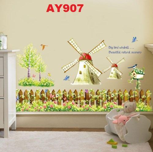 AY907 Uk.60x90 Beautiful Windmill