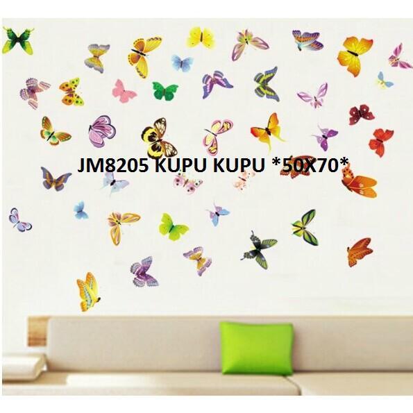 MARET PROMO RELIZA WALL STICKER KUPU KUPU BUTTERFLY JM8205 WALLSTICKER / WALL STICKER ✪