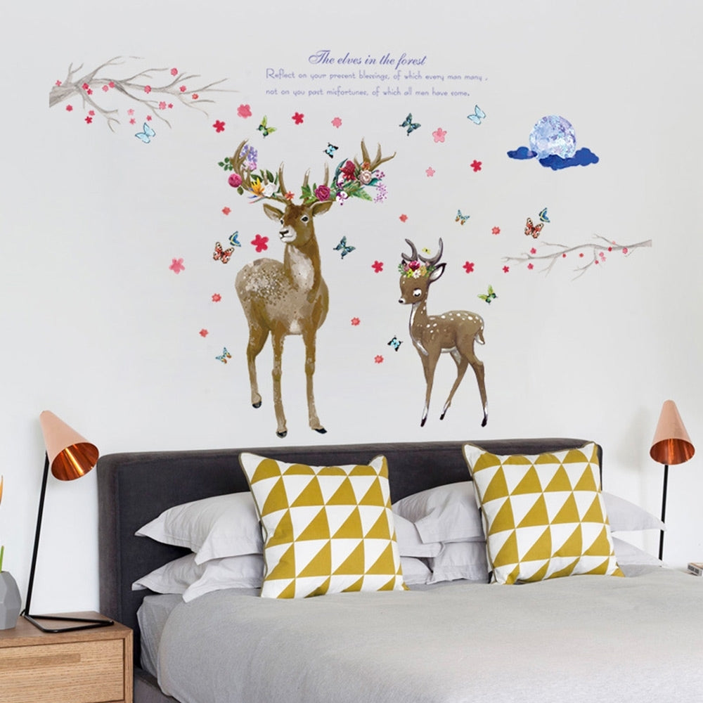 Sk9295 Romantic Dear Wall Sticker