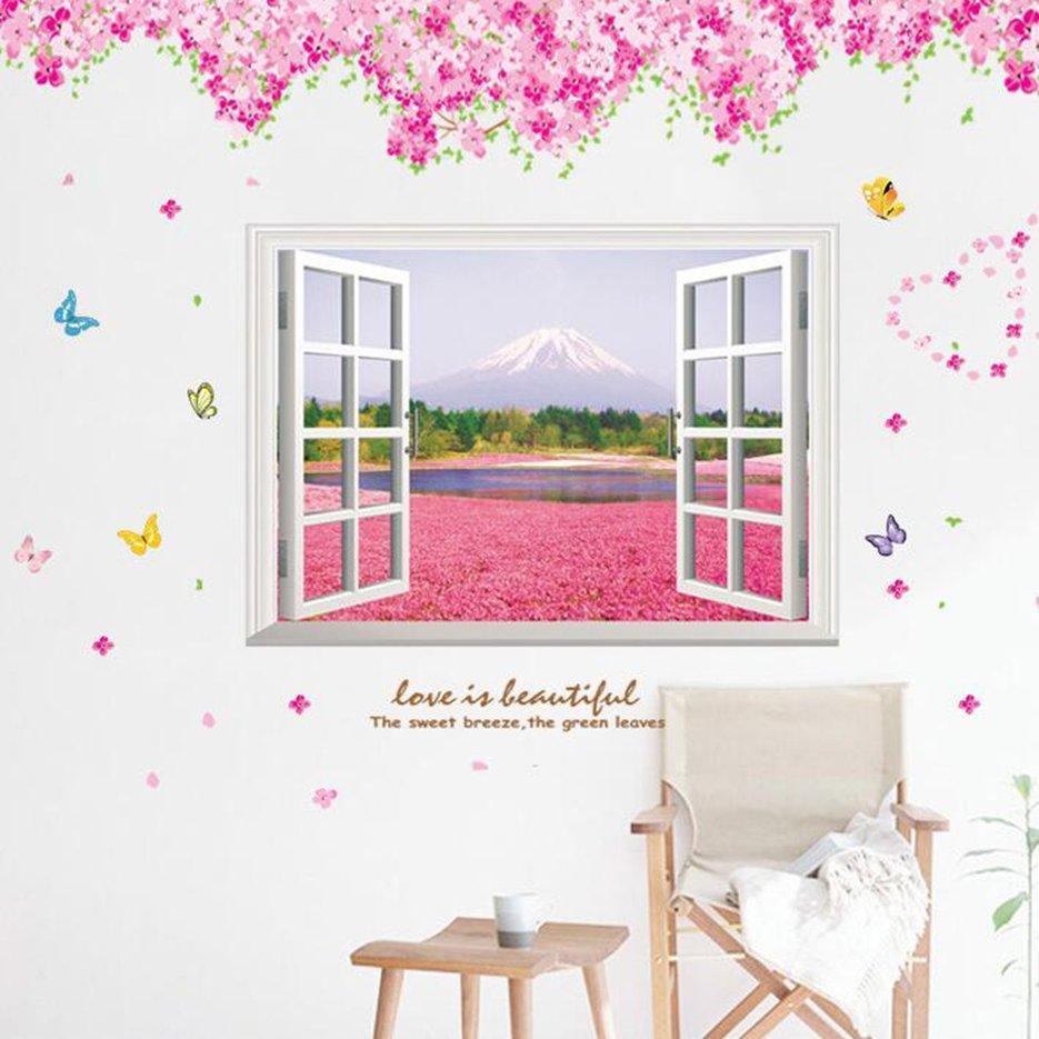 Ay9234a Wall Sticker Bedroom Wall Sticker Background Wall Inspiration Art As Description